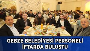 Büyükgöz mesai arkadaşlarını iftarda ağırladı