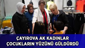 Çayırova AK Kadınlar bayram öncesi çocukların yüzünü güldürdü