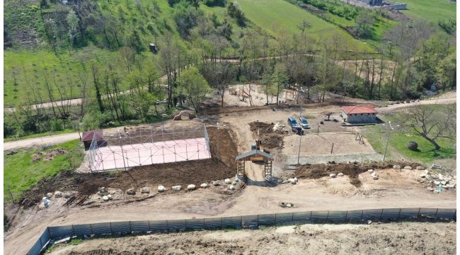 Damlar Vadisi Millet Bahçesi'nde çalışmalar hızlandı
