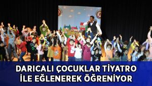 Darıcalı çocuklar tiyatro ile eğlenerek öğreniyor