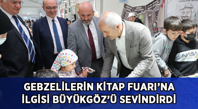 Gebze’de Kitap Fuarı Coşkusu Sürüyor