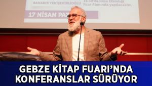 Gebze Kitap Fuarı’nda Konferanslar Sürüyor