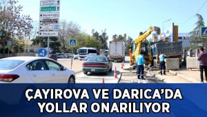 Gebze ve Çayırova’da yol onarımları yapıldı