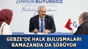 Halk Buluşmaları Gebze’de Sürüyor