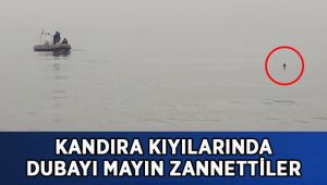 Karadeniz kıyısında dubayı mayın zannettiler