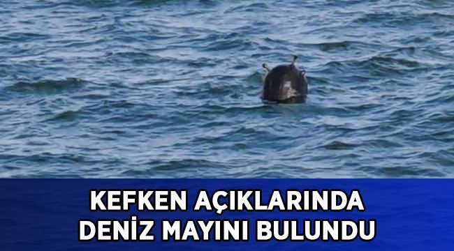 Karadenizde mayın tespit edildi!
