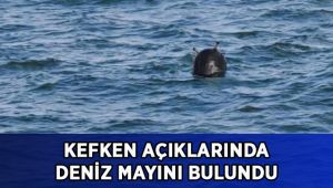 Karadenizde mayın tespit edildi!
