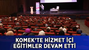 KO-MEK’te hizmet içi eğitimler devam etti