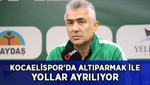 Kocaelispor'da Mehmet Altıparmak ile yollar ayrılıyor