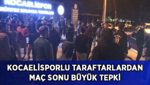 Kocaelisporlu taraftarlardan büyük tepki