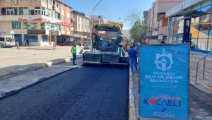 Körfez Akşemsettin Caddesi asfaltlandı