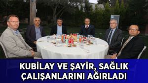 Kubilay ve Şayir, sağlık çalışanlarını ağırladı