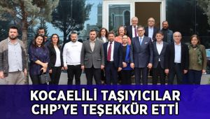 Taşıyıcılar CHP’ye seslerini duyurdukları için teşekkür etti