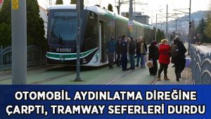 Tramvay seferleri durdu, birçok yolcu mahsur kaldı