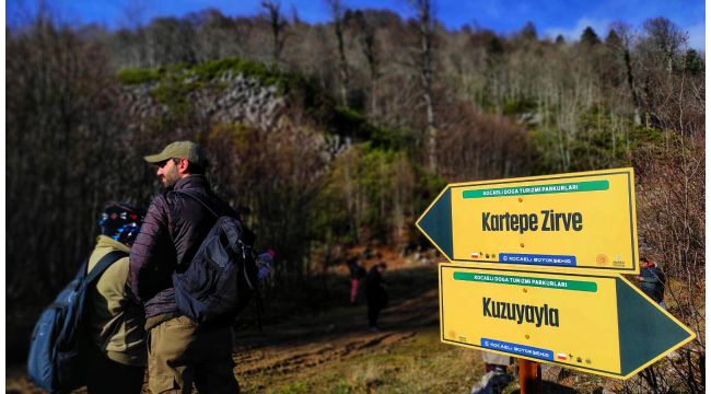 Türkiye’nin en uzun doğa turizmi parkurları Kocaeli’de