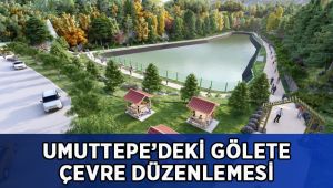 Umuttepe’deki gölete çevre düzenlemesi