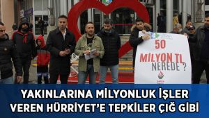 Yakınlarına Milyonluk işler veren Hürriyet’e tepkiler çığ gibi