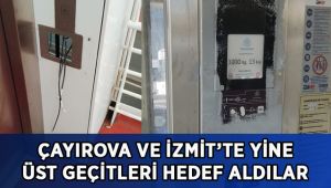 Yine üstgeçitleri hedef aldılar