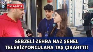 Zehra Naz Şenel televizyonculara taş çıkarttı!