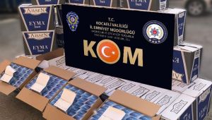 1 milyon 250 bin adet makaron ele geçirildi