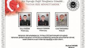 4 askerimiz şehit oldu, 3 askerimiz yaralandı!