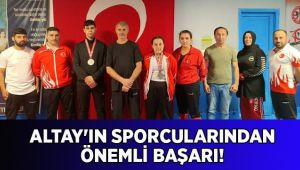 Altay'ın sporcularından önemli başarı!