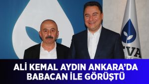 Aydın Ankara’da Babacan ile Görüştü