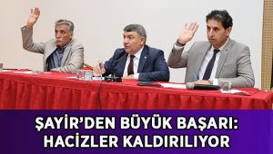 Başkan Şayir'in büyük başarısı