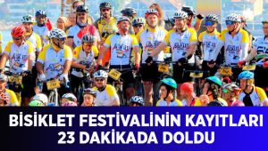 Bisiklet festivalinin kayıtları 23 dakikada doldu