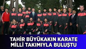 Büyükakın, Karate Milli takımıyla buluştu