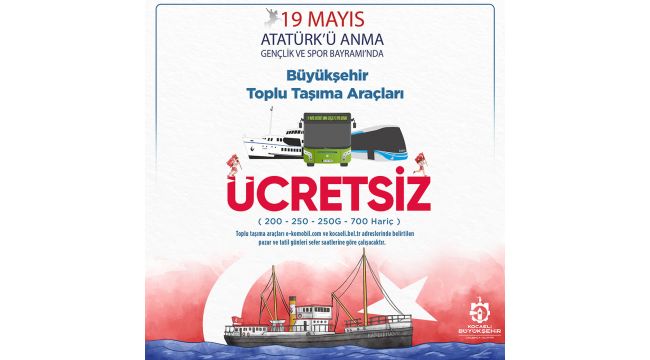 Büyükşehir’den 19 Mayıs’ta çifte konser