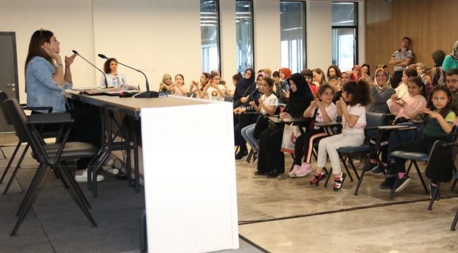 Çocuklar, Yazar Ayşegül Dede ile eğlenceli vakit geçirdi
