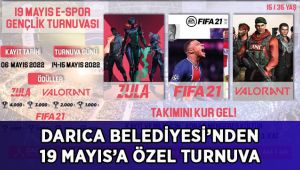 Darıca Belediyesi’nden 19 Mayıs’a özel turnuva