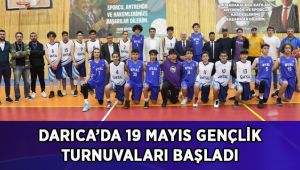 Darıca’da 19 Mayıs Gençlik Turnuvaları başladı