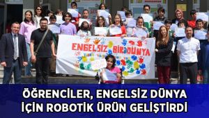 Engelsiz dünya için robotik ürün geliştirdiler!