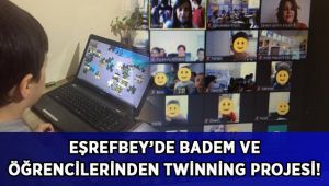 Senem Şahin Badem ve öğrencilerinden e-twinning projesi