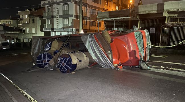 Freni boşalan kamyonun çarptığı kadın hayatını kaybetti