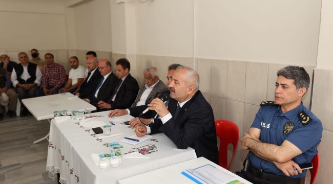 Güler ve Büyükgöz Mevlana sakinlerini dinledi