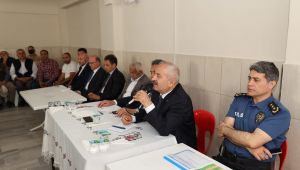 Güler ve Büyükgöz Mevlana sakinlerini dinledi