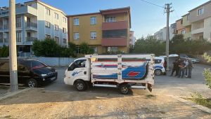 Kamyonet ile çarpışan motosikletin sürücüsü yaralandı