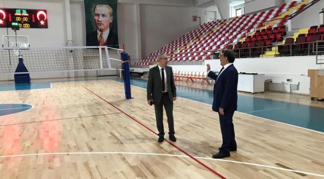 Kaymakam Güler spor yatırımlarını inceledi