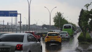 Kocaeli'de kısa süreli sağanak etkili oldu