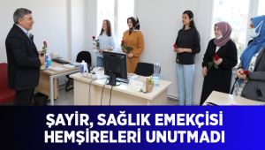 Şayir, Sağlık Emekçisi Hemşireleri unutmadı