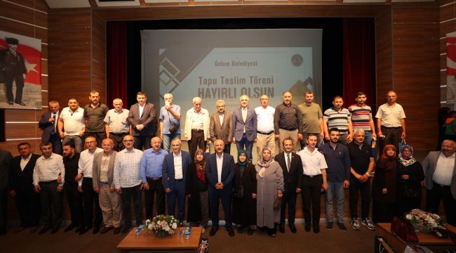 Balçık ve Denizli’de hak sahiplerine tapular verildi!