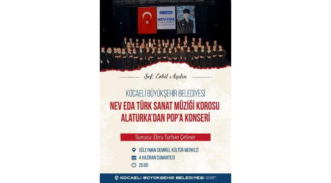 Büyükşehir, koro konserleri ile yaza renk katacak