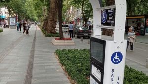 Cumhuriyet Bulvarı’na engelli şarj istasyonu