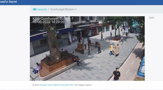 Cumhuriyet Bulvarını izlemek bir tık uzağınızda
