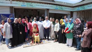 Darıcalı kadınlar hünerlerini sergiliyor