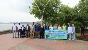 Dilovası'nda Marmara Denizi için sahil temizliği