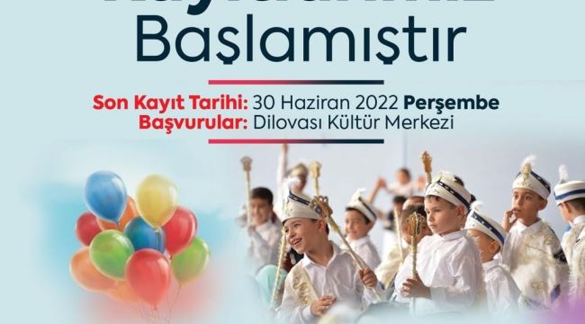 Dilovası’nda sünnet kayıtları başladı